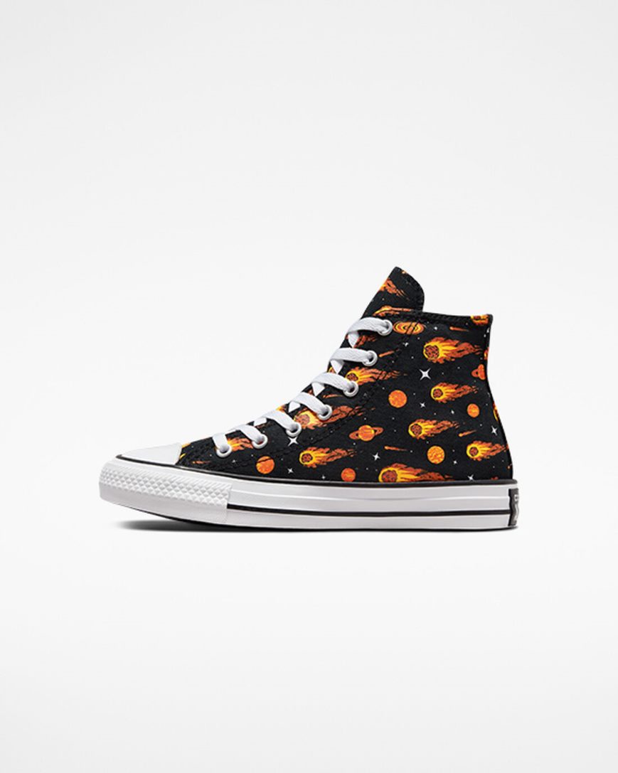 Boys' Converse Chuck Taylor All Star Comets High Top Shoes Black / White | AU 315C0L
